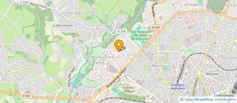 localisation de l'entreprise MONSIEUR AMIN RANNANE à LIMOGES