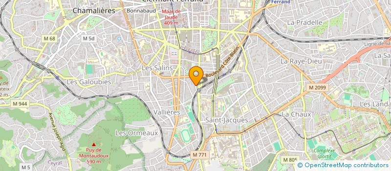 localisation de l'entreprise MONSIEUR AMIN SERIDI  CLERMONT-FERRAND