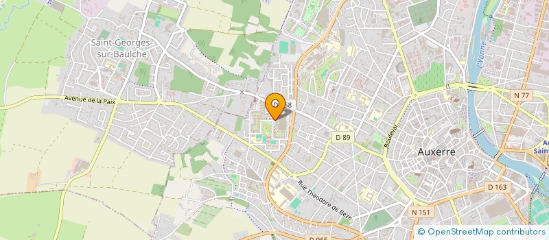 localisation de l'entreprise MONSIEUR AMINA HONGROIS à AUXERRE