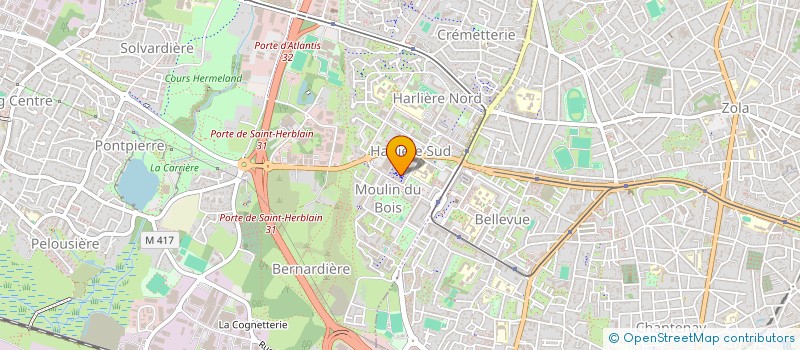 localisation de l'entreprise MONSIEUR AMINE ABADA  SAINT-HERBLAIN