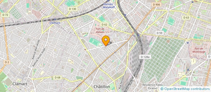 localisation de l'entreprise MONSIEUR AMINE ABADA à CHATILLON