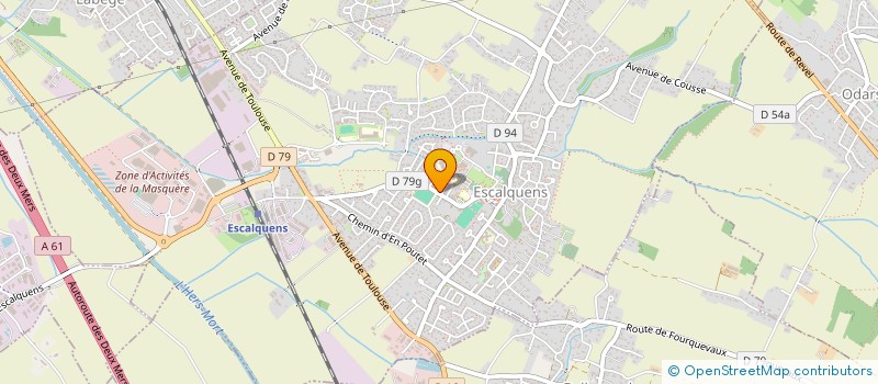 localisation de l'entreprise MONSIEUR AMINE ABDELAZIZ  ESCALQUENS