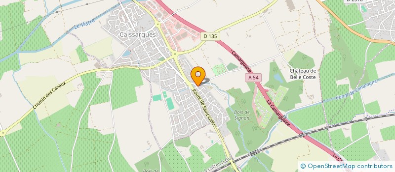 localisation de l'entreprise MONSIEUR AMINE ABDELMALEK  CAISSARGUES