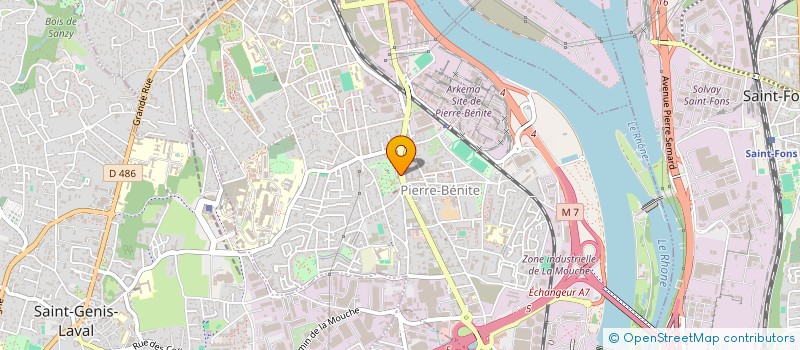 localisation de l'entreprise MONSIEUR AMINE ABDENNEBI  OULLINS-PIERRE-BENITE