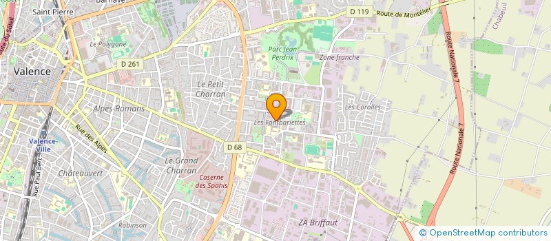 localisation de l'entreprise MONSIEUR AMINE ABDEREMANE  VALENCE