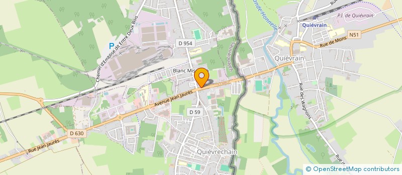 localisation de l'entreprise MONSIEUR AMINE ABDERRAHIM  QUIEVRECHAIN