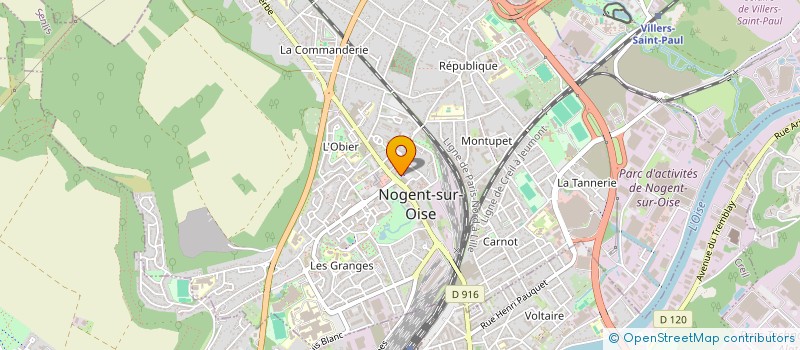 localisation de l'entreprise MONSIEUR AMINE ABDOUL RAGOUMANE  NOGENT-SUR-OISE