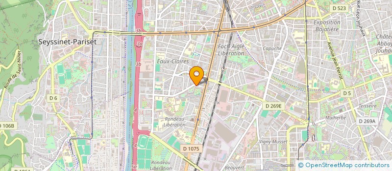 localisation de l'entreprise MONSIEUR AMINE ABICHOU  GRENOBLE