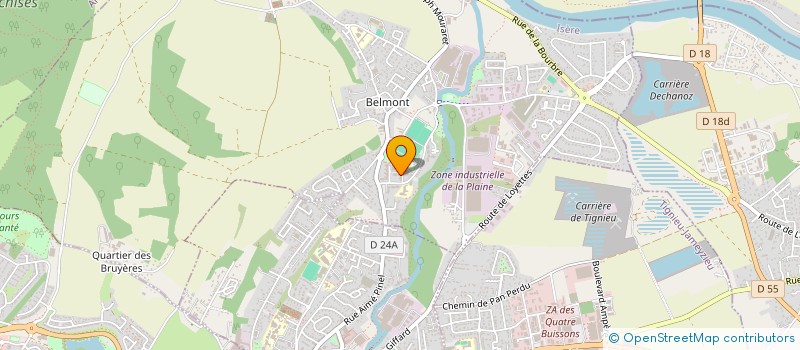 localisation de l'entreprise MONSIEUR AMINE ABOULLAIT  CHAVANOZ