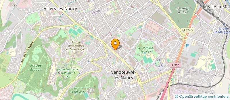 localisation de l'entreprise MONSIEUR AMINE ACHOUR  VANDUVRE-LES-NANCY