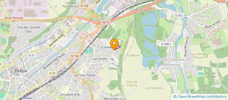 localisation de l'entreprise MONSIEUR AMINE AHABCHANE à DREUX