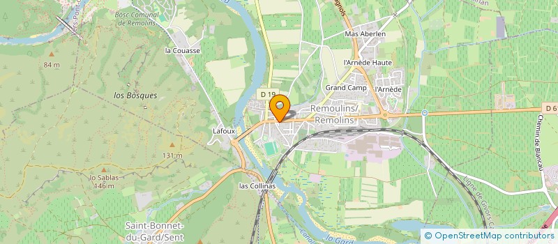 localisation de l'entreprise MONSIEUR AMINE AHSAINI BOUBKARI  REMOULINS