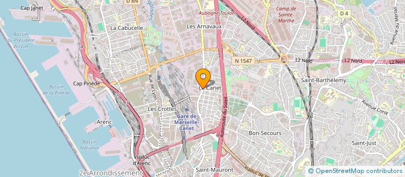 localisation de l'entreprise MONSIEUR AMINE AIMECHE à MARSEILLE