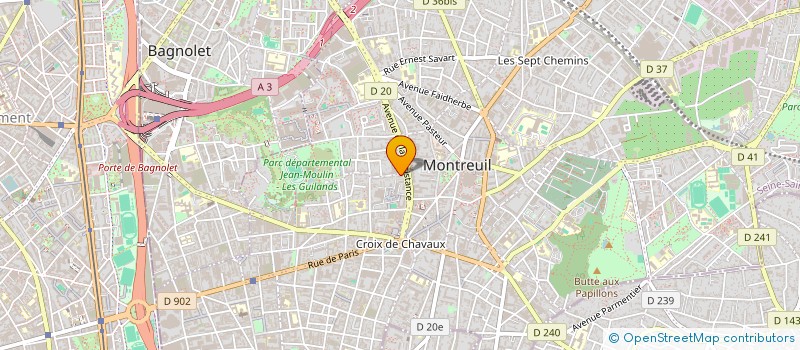 localisation de l'entreprise MONSIEUR AMINE AIT OUAMARA  MONTREUIL