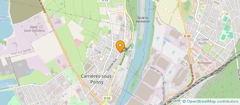 localisation de l'entreprise MONSIEUR AMINE AJRHOURH  CARRIERES-SOUS-POISSY