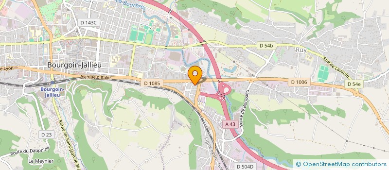 localisation de l'entreprise MONSIEUR AMINE AKKI  BOURGOIN-JALLIEU