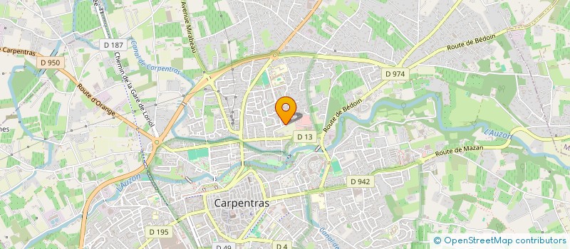 localisation de l'entreprise MONSIEUR AMINE AMEDRASS  CARPENTRAS