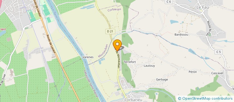 localisation de l'entreprise MONSIEUR AMINE ANDOF  CORBARIEU