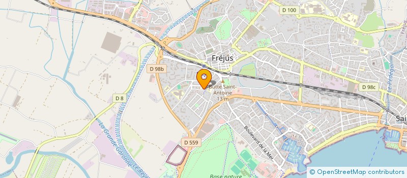 localisation de l'entreprise MONSIEUR AMINE AOUJA à FREJUS