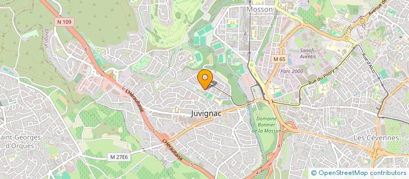 localisation de l'entreprise MONSIEUR AMINE AYAD  JUVIGNAC