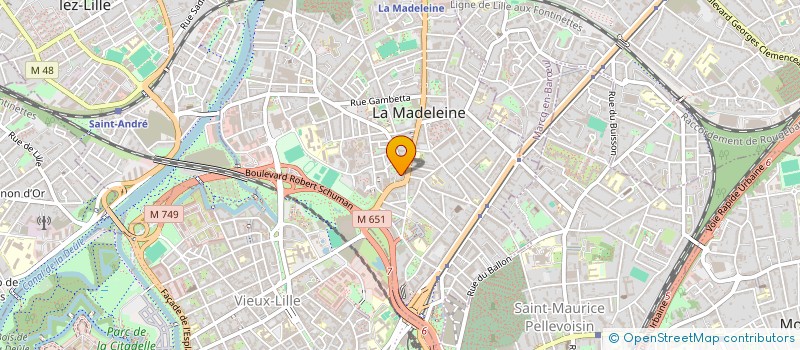 localisation de l'entreprise MONSIEUR AMINE BABAHA à LA MADELEINE