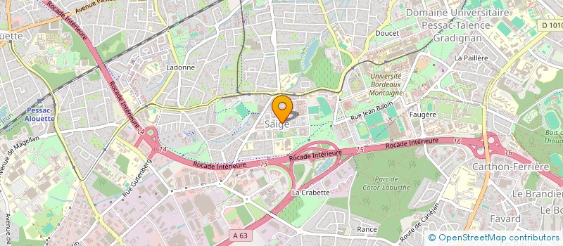 localisation de l'entreprise MONSIEUR AMINE BAHLOUL  PESSAC