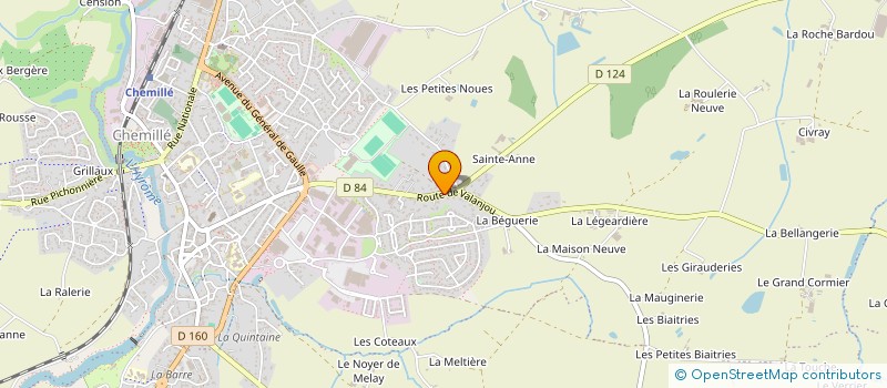 localisation de l'entreprise MONSIEUR AMINE BANI  CHEMILLE-EN-ANJOU