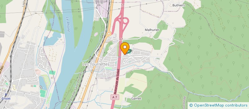 localisation de l'entreprise MONSIEUR AMINE BARKOUS  LES TOURRETTES