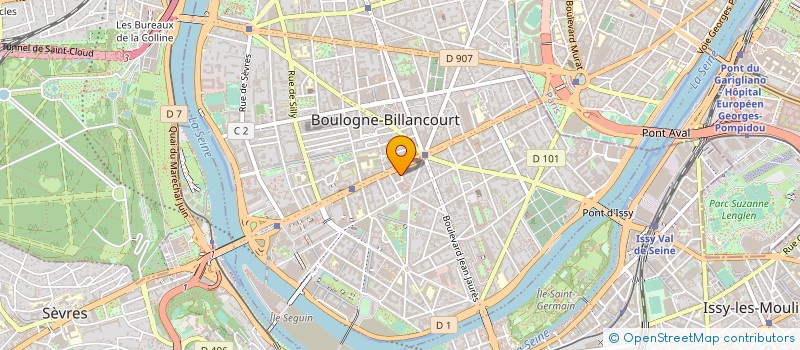 localisation de l'entreprise MONSIEUR AMINE BEKHERRAZ à BOULOGNE-BILLANCOURT