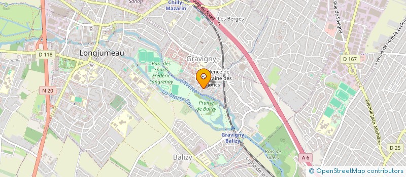 localisation de l'entreprise MONSIEUR AMINE BEKKAT-BERKANI  CHILLY-MAZARIN