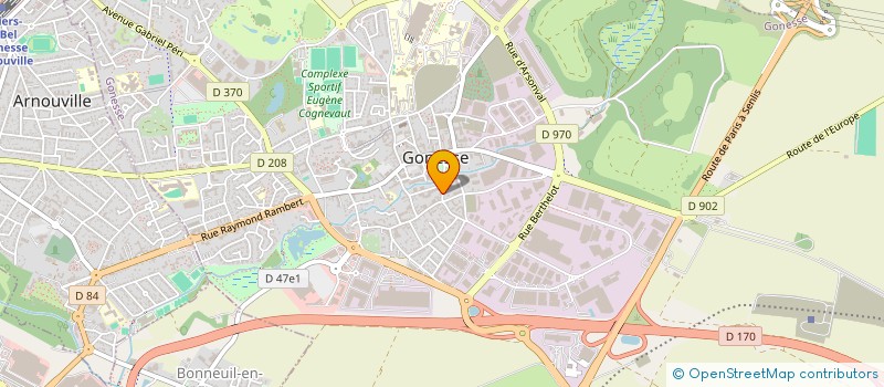 localisation de l'entreprise MONSIEUR AMINE BELAIBA  GONESSE