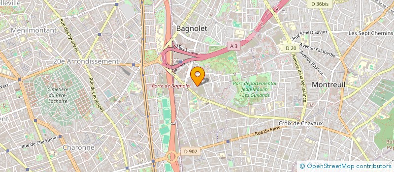 localisation de l'entreprise MONSIEUR AMINE BELAID à BAGNOLET