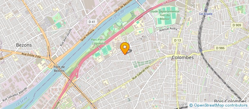 localisation de l'entreprise MONSIEUR AMINE BELAL à COLOMBES
