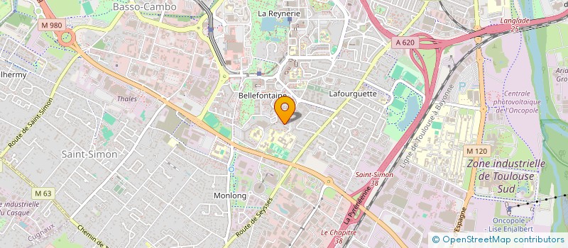 localisation de l'entreprise MONSIEUR AMINE BELARBI à TOULOUSE