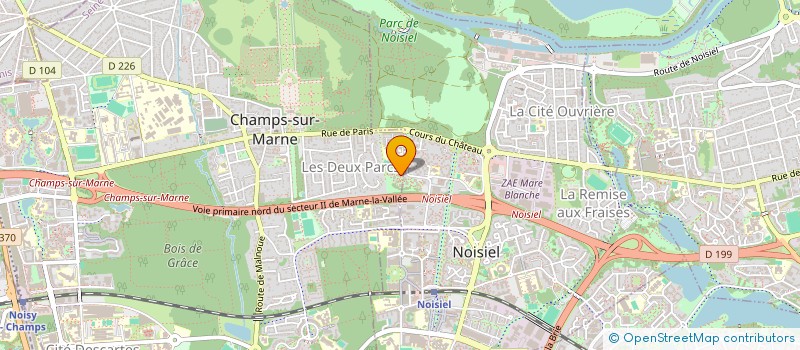 localisation de l'entreprise MONSIEUR AMINE BELHADDAD  CHAMPS-SUR-MARNE