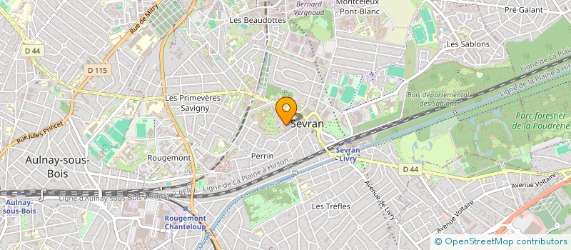 localisation de l'entreprise MONSIEUR AMINE BELHADI  SEVRAN