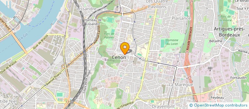 localisation de l'entreprise MONSIEUR AMINE BELHADJ ZIANE  CENON