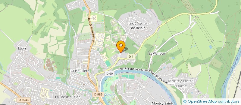 localisation de l'entreprise MONSIEUR AMINE BELHOUCINE  CHARLEVILLE-MEZIERES