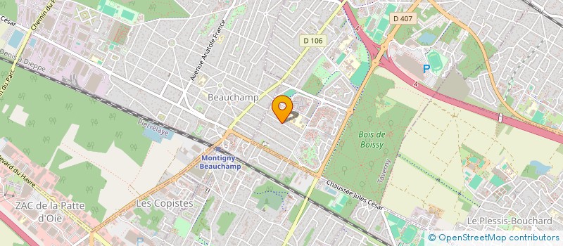 localisation de l'entreprise MONSIEUR AMINE BELKACEM TAHAR  TAVERNY