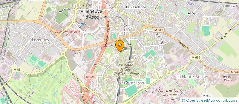 localisation de l'entreprise MONSIEUR AMINE BELKACEMI  VILLENEUVE-D'ASCQ