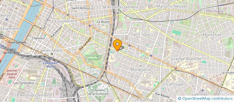 localisation de l'entreprise MONSIEUR AMINE BELKETFI  LYON