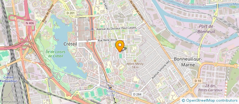 localisation de l'entreprise MONSIEUR AMINE BELMAHDI  CRETEIL