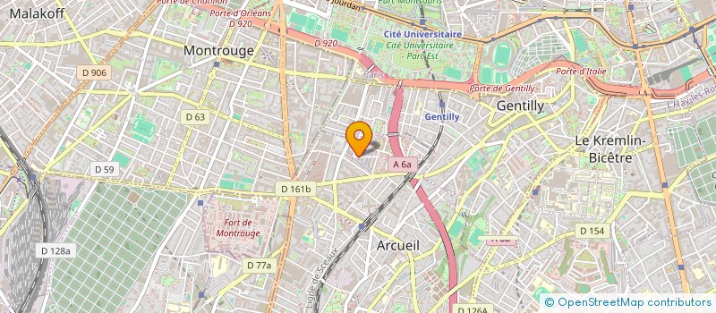 localisation de l'entreprise MONSIEUR AMINE BELMAHI à ARCUEIL
