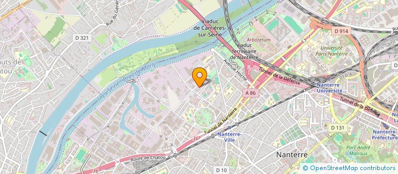 localisation de l'entreprise MONSIEUR AMINE BELOUFA  NANTERRE