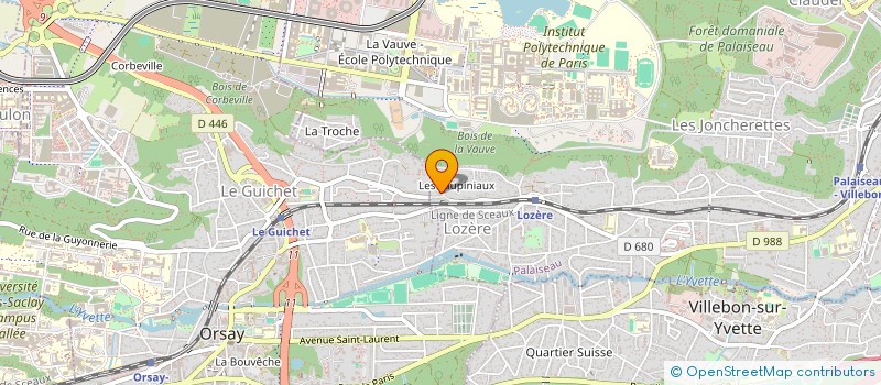 localisation de l'entreprise MONSIEUR AMINE BEN ABDELJELIL  PALAISEAU