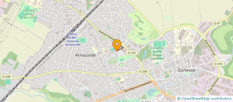 localisation de l'entreprise MONSIEUR AMINE BEN AZOUZ à GONESSE