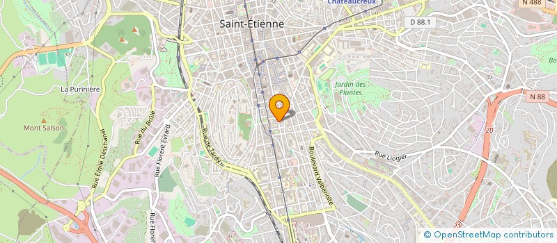 localisation de l'entreprise MONSIEUR AMINE BEN MANSOUR  SAINT-ETIENNE