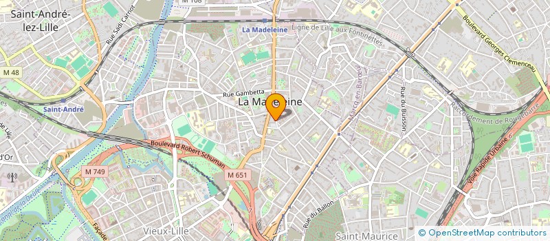 localisation de l'entreprise MONSIEUR AMINE BEN ROMDHANE à LA MADELEINE