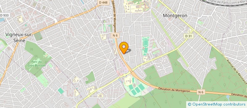 localisation de l'entreprise MONSIEUR AMINE BEN SAAD à MONTGERON