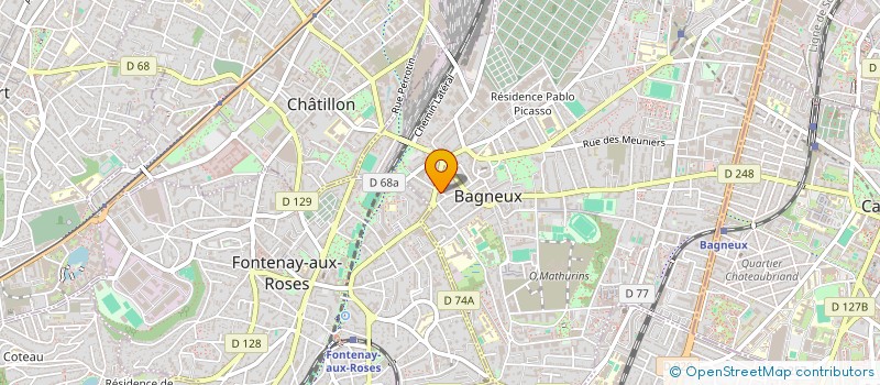 localisation de l'entreprise MONSIEUR AMINE BENAMMAR à BAGNEUX